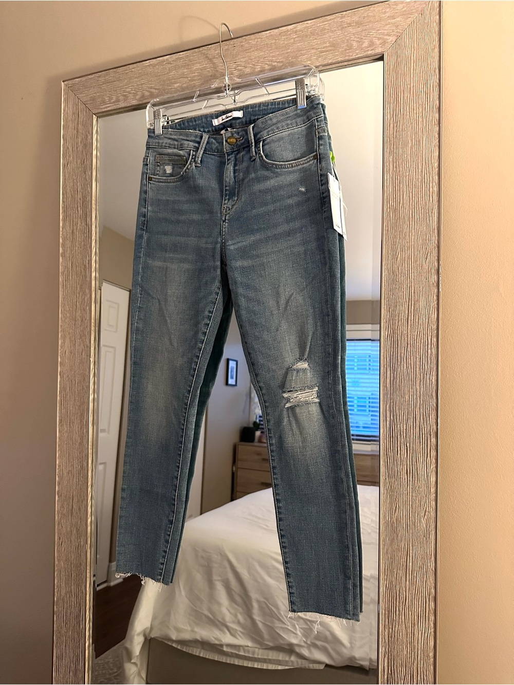 Sam Edelman Women’s Blue Jeans The Kitten Mid Rise Skinny Crop Size 28 NWT 6